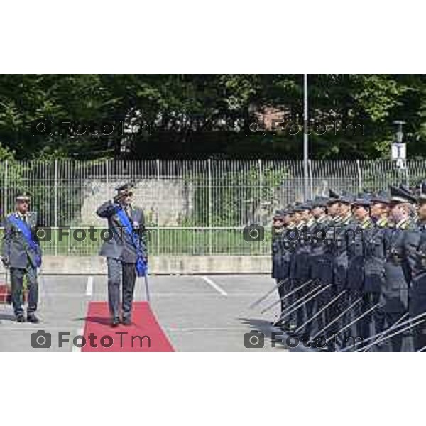 Tiziano Manzoni/LaPresse 24-6- 2025 Italia Cronaca BergamoBergamo Guardia di Finanza ha celebrato il 251° anniversario della fondazione del Corpo. Colonnello Giovanni Fontana della Guardia di Finanza