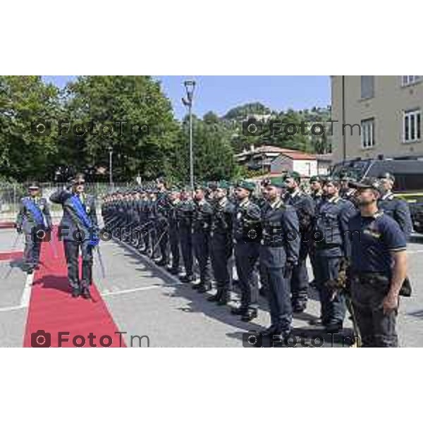 Tiziano Manzoni/LaPresse 24-6- 2025 Italia Cronaca BergamoBergamo Guardia di Finanza ha celebrato il 251° anniversario della fondazione del Corpo. Colonnello Giovanni Fontana della Guardia di Finanza