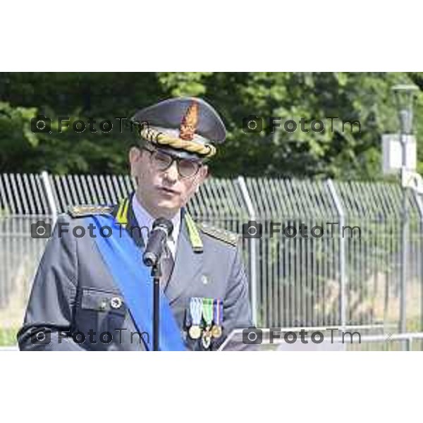 Tiziano Manzoni/LaPresse 24-6- 2025 Italia Cronaca BergamoBergamo Guardia di Finanza ha celebrato il 251° anniversario della fondazione del Corpo. Colonnello Giovanni Fontana della Guardia di Finanza