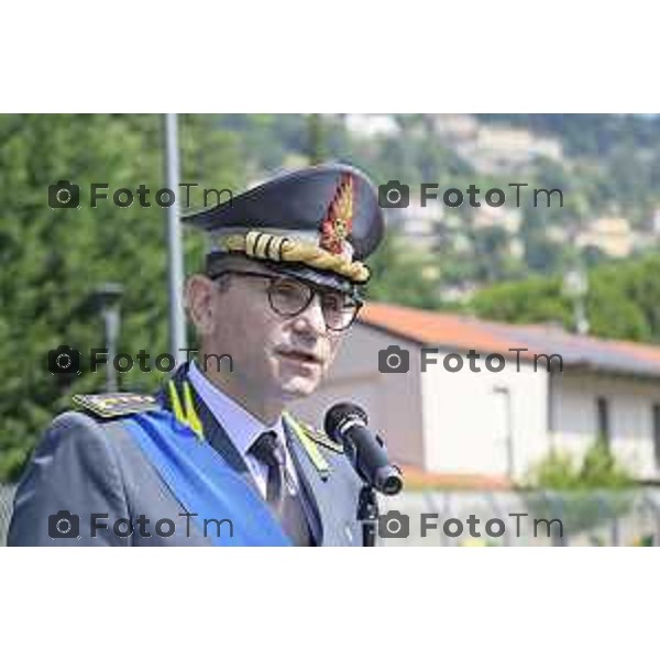 Tiziano Manzoni/LaPresse 24-6- 2025 Italia Cronaca BergamoBergamo Guardia di Finanza ha celebrato il 251° anniversario della fondazione del Corpo. Colonnello Giovanni Fontana della Guardia di Finanza