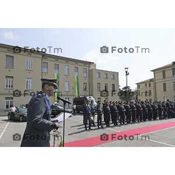 Tiziano Manzoni/LaPresse 24-6- 2025 Italia Cronaca BergamoBergamo Guardia di Finanza ha celebrato il 251° anniversario della fondazione del Corpo. Colonnello Giovanni Fontana della Guardia di Finanza