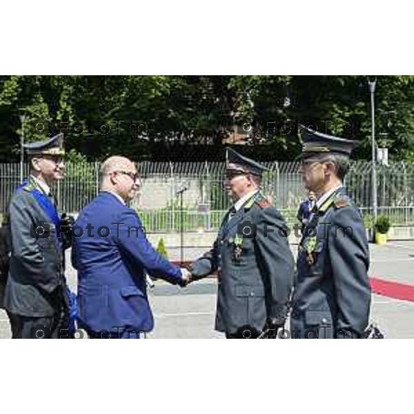 Tiziano Manzoni/LaPresse 24-6- 2025 Italia Cronaca BergamoBergamo Guardia di Finanza ha celebrato il 251° anniversario della fondazione del Corpo.