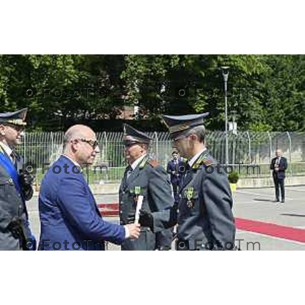 Tiziano Manzoni/LaPresse 24-6- 2025 Italia Cronaca BergamoBergamo Guardia di Finanza ha celebrato il 251° anniversario della fondazione del Corpo.