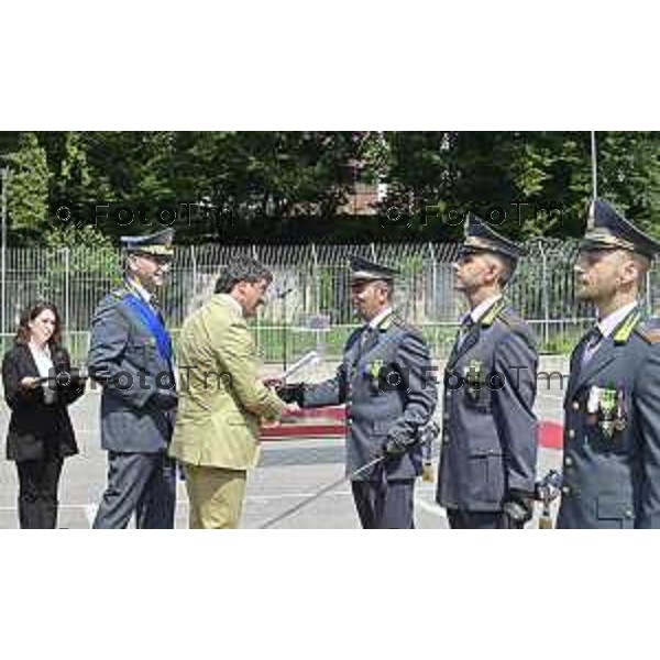 Tiziano Manzoni/LaPresse 24-6- 2025 Italia Cronaca BergamoBergamo Guardia di Finanza ha celebrato il 251° anniversario della fondazione del Corpo.