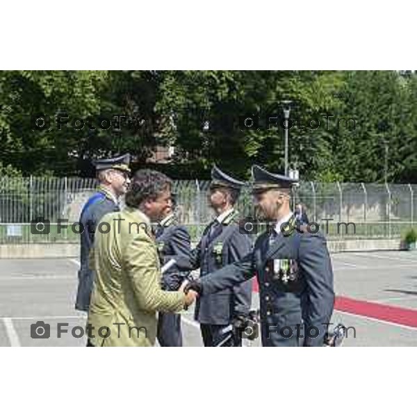 Tiziano Manzoni/LaPresse 24-6- 2025 Italia Cronaca BergamoBergamo Guardia di Finanza ha celebrato il 251° anniversario della fondazione del Corpo.