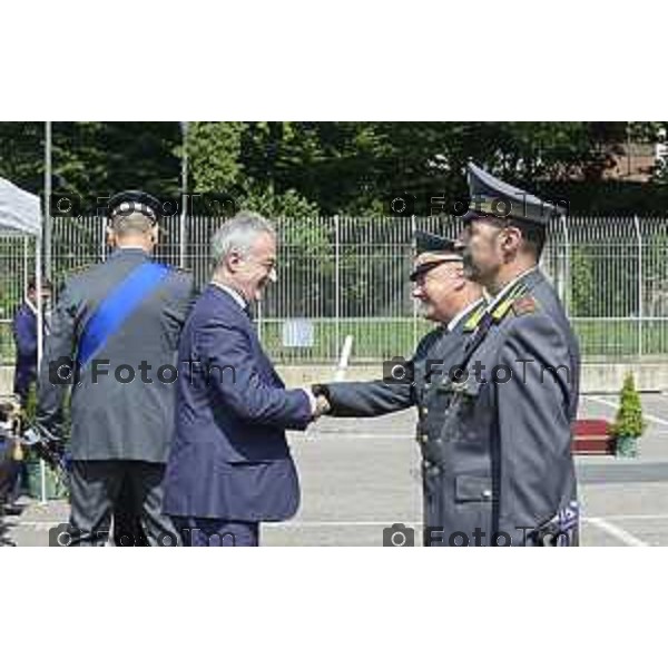 Tiziano Manzoni/LaPresse 24-6- 2025 Italia Cronaca BergamoBergamo Guardia di Finanza ha celebrato il 251° anniversario della fondazione del Corpo.