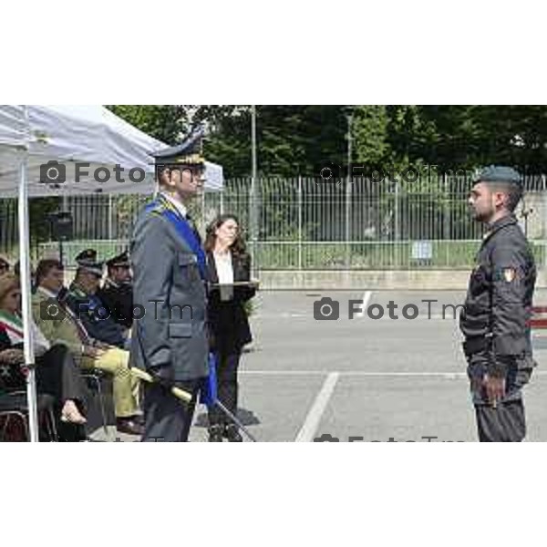Tiziano Manzoni/LaPresse 24-6- 2025 Italia Cronaca BergamoBergamo Guardia di Finanza ha celebrato il 251° anniversario della fondazione del Corpo. Colonnello Giovanni Fontana della Guardia di Finanza