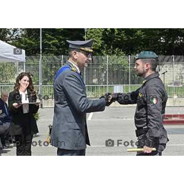 Tiziano Manzoni/LaPresse 24-6- 2025 Italia Cronaca BergamoBergamo Guardia di Finanza ha celebrato il 251° anniversario della fondazione del Corpo. Colonnello Giovanni Fontana della Guardia di Finanza