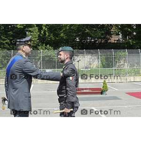 Tiziano Manzoni/LaPresse 24-6- 2025 Italia Cronaca BergamoBergamo Guardia di Finanza ha celebrato il 251° anniversario della fondazione del Corpo. Colonnello Giovanni Fontana della Guardia di Finanza