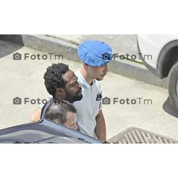 Tiziano Manzoni/LaPresse 26-6- 2025 Italia Cronaca Bergamo Delitto di via Tiraboschi, Mamadi prima udienza il processo per Sadate Djiram, il 28enne originario del Togo