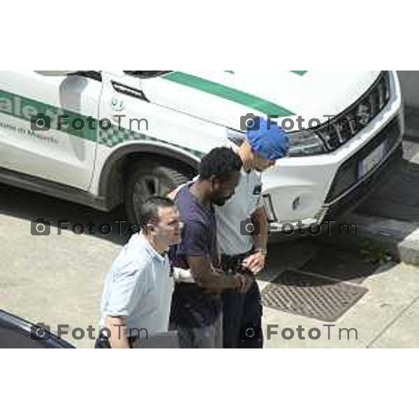 Tiziano Manzoni/LaPresse 26-6- 2025 Italia Cronaca Bergamo Delitto di via Tiraboschi, Mamadi prima udienza il processo per Sadate Djiram, il 28enne originario del Togo