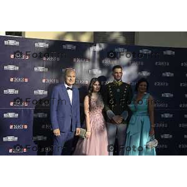 Tiziano Manzoni/LaPresse 27 giugno 2025 Italia Cronaca Bergamo Festa del Mak π 100 degli Allievi Ufficiali del 123° Corso «Monte Sperone IV» e del 22° Corso «Centauro II» - Accademia della Guardia di Finanza - Bergamo,