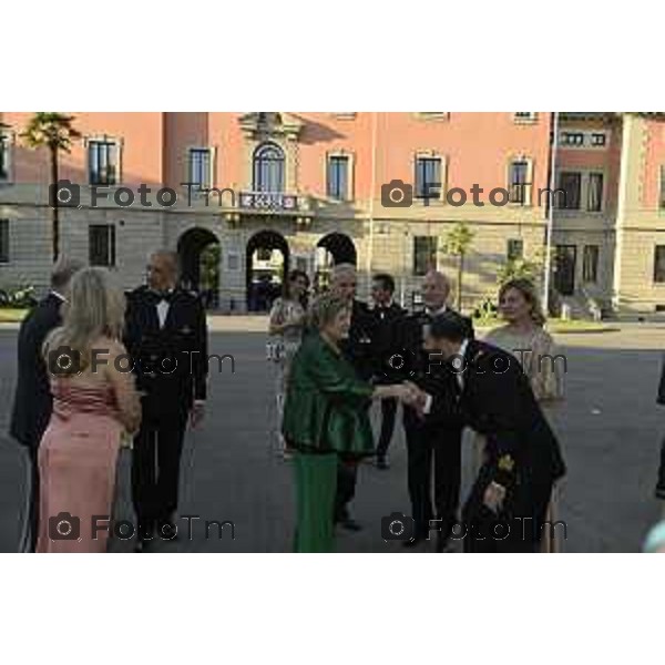 Tiziano Manzoni/LaPresse 27 giugno 2025 Italia Cronaca Bergamo Festa del Mak π 100 degli Allievi Ufficiali del 123° Corso «Monte Sperone IV» e del 22° Corso «Centauro II» - Accademia della Guardia di Finanza - Bergamo,