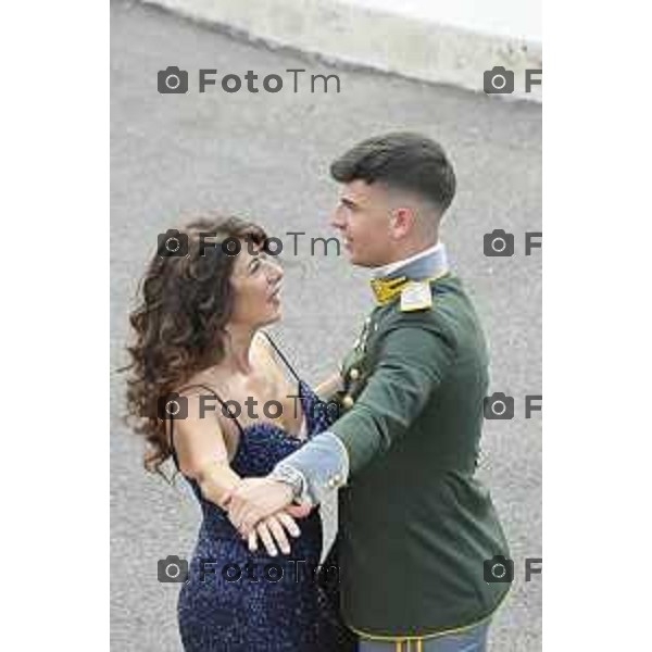 Tiziano Manzoni/LaPresse 27 giugno 2025 Italia Cronaca Bergamo Festa del Mak π 100 degli Allievi Ufficiali del 123° Corso «Monte Sperone IV» e del 22° Corso «Centauro II» - Accademia della Guardia di Finanza - Bergamo,