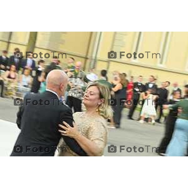 Tiziano Manzoni/LaPresse 27 giugno 2025 Italia Cronaca Bergamo Festa del Mak π 100 degli Allievi Ufficiali del 123° Corso «Monte Sperone IV» e del 22° Corso «Centauro II» - Accademia della Guardia di Finanza - Bergamo,