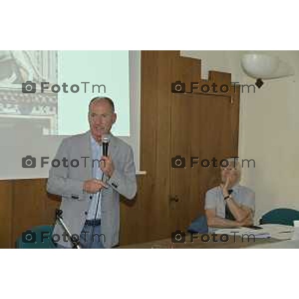 Tiziano Manzoni/LaPresse 28-6- 2025 Italia Cronaca Bergamo Congresso Partito Popolare del Nord – Autonomia e Libertà Caravaggio (Bergamo). nella foto Paolo Franco (omonimo)