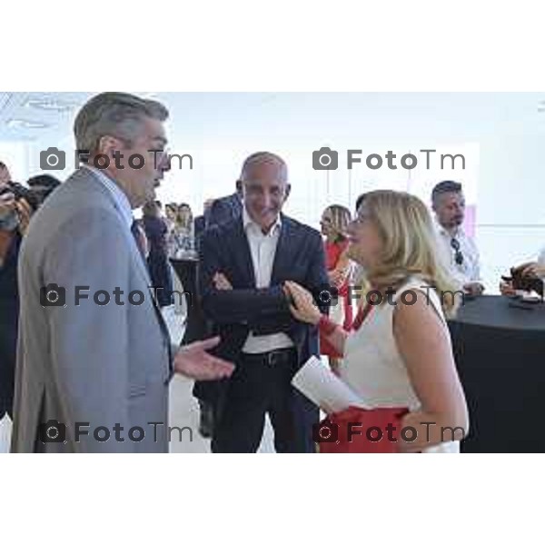 Tiziano Manzoni/LaPresse 30-6- 2025 Italia Cronaca Presidente e l’AD di A2A, Roberto Tasca e Renato Mazzoncini, presenteranno il bilancio di sostenibilità territoriale del territorio bergamasco e ne discuteranno insieme alla Sindaca, Elena Carnevali.