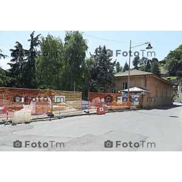 Tiziano Manzoni/LaPresse 03-07- 2025 Italia Cronaca Bergamo Cantiere via beltrami lavori per nuovo spazi servizi sociali finanziati prrn