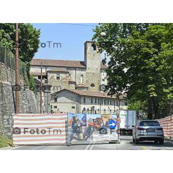 Tiziano Manzoni/LaPresse 03-07- 2025 Italia Cronaca Bergamo Cantiere via beltrami lavori per nuovo spazi servizi sociali finanziati prrn