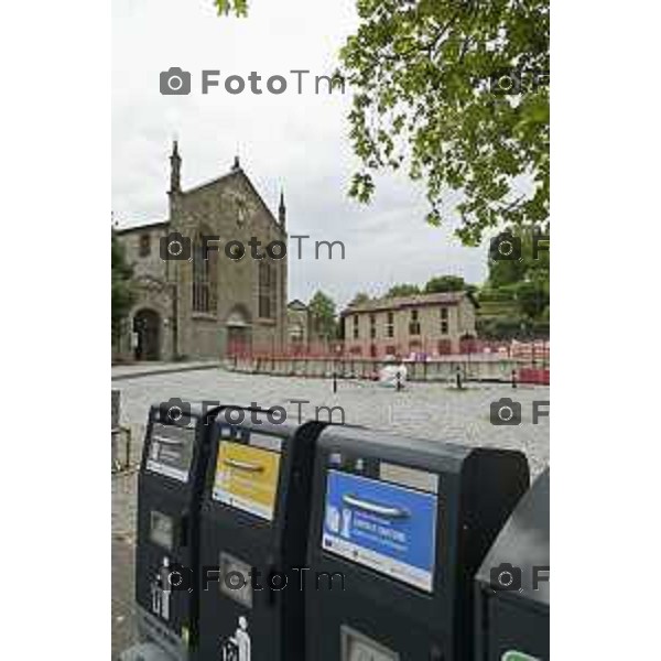 Tiziano Manzoni/LaPresse 5-7- 2025 Italia Cronaca BergamoBergamo alta parco Sant\'Agostino rotonda fara e turisti stranieri