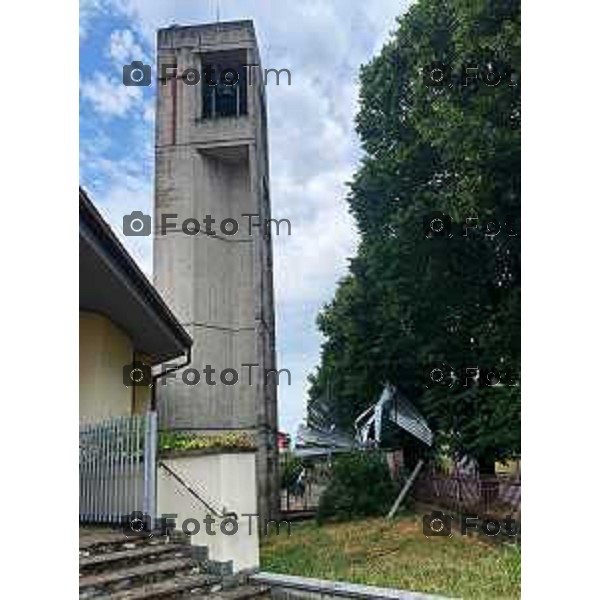 Tiziano Manzoni/LaPresse 5-7- 2025 Italia Cronaca Bergamo violento temporale ha colpito l\'area di Treviglio nella mattina di sabato 5 luglio