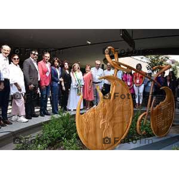 Tiziano Manzoni/LaPresse 8-7- 2025 Italia Cronaca BergamoBergamo 06/07/2025 Ciclismo Giro d’Italia Women - Tappa 1 partenza Chorus Life