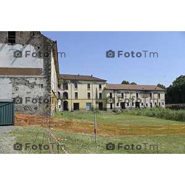 Tiziano Manzoni/LaPresse 10-7- 2025 Italia Cronaca Bergamo area ex caserme,Montelungo posa della prima pietra Colleoni, rigenerazione Bergamo.