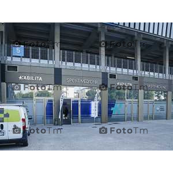Tiziano Manzoni/LaPresse 14-7- 2025 Italia Cronaca Bergamo Gewis stadio visite mediche giocatori Atalanta