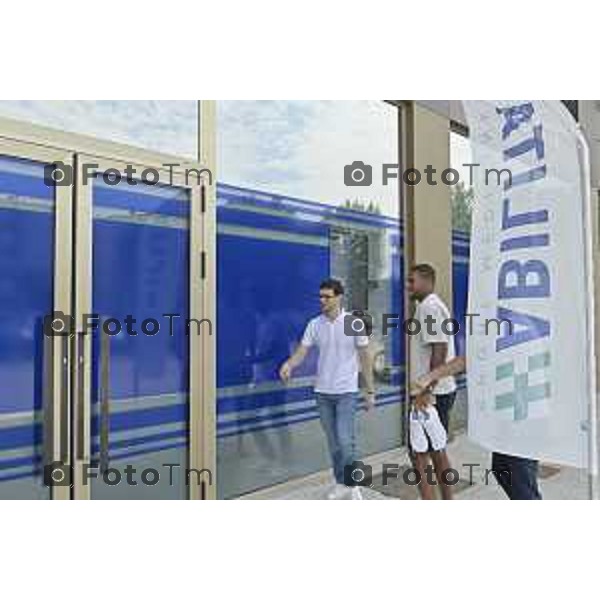 Tiziano Manzoni/LaPresse 14-7- 2025 Italia Cronaca Bergamo Gewis stadio visite mediche giocatori Atalanta