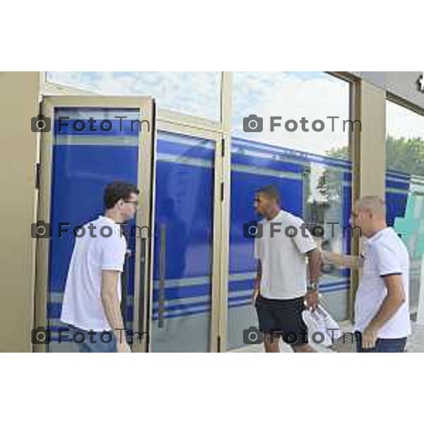 Tiziano Manzoni/LaPresse 14-7- 2025 Italia Cronaca Bergamo Gewis stadio visite mediche giocatori Atalanta