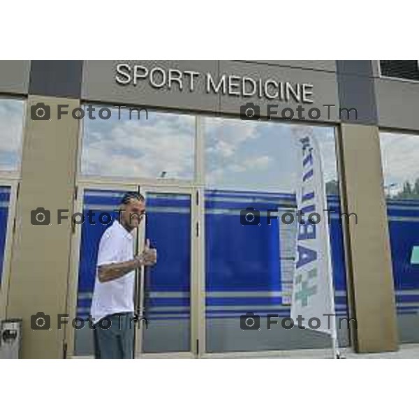Tiziano Manzoni/LaPresse 14-7- 2025 Italia Cronaca Bergamo Gewis stadio visite mediche giocatori Atalanta