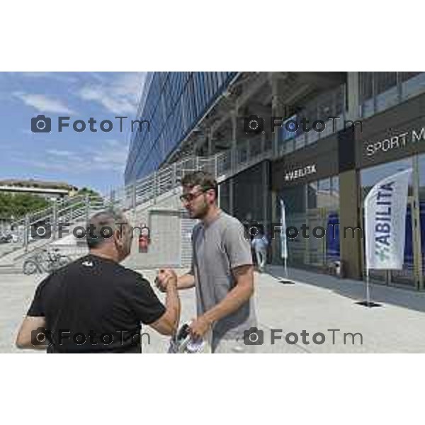 Tiziano Manzoni/LaPresse 14-7- 2025 Italia Cronaca Bergamo Gewis stadio visite mediche giocatori Atalanta