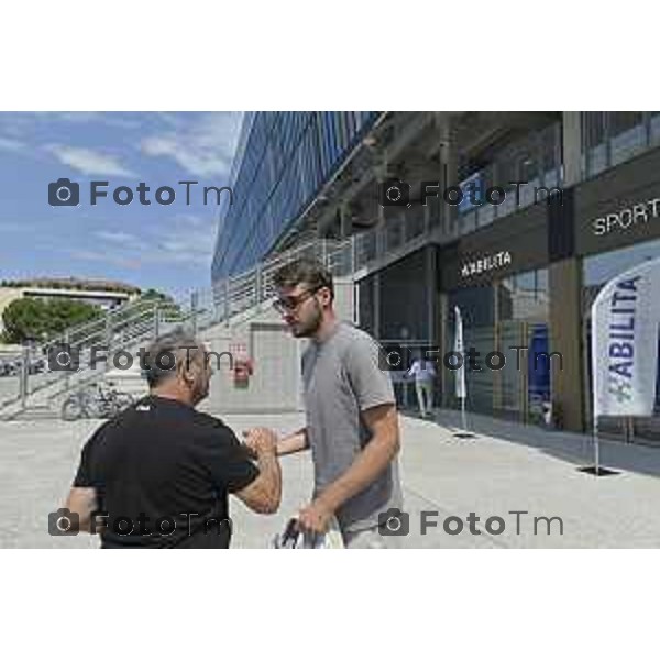Tiziano Manzoni/LaPresse 14-7- 2025 Italia Cronaca Bergamo Gewis stadio visite mediche giocatori Atalanta