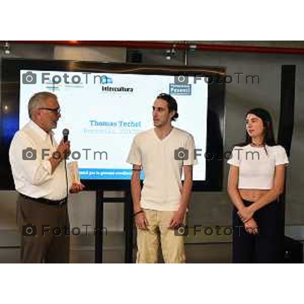 Tiziano Manzoni/LaPresse 5-7- 2025 Italia Cronaca Bergamo Gres Art borse di studio per un anno scolastico all’estero promosse da Fondazione Intercultura in collaborazione con Fondazione Pesenti