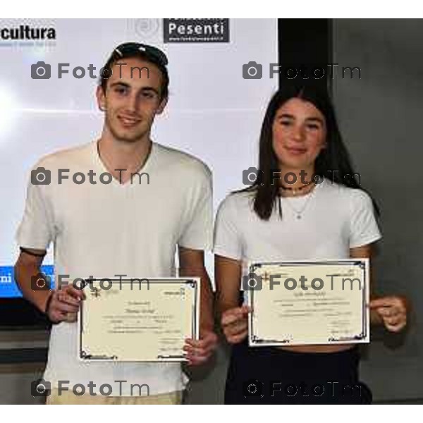 Tiziano Manzoni/LaPresse 5-7- 2025 Italia Cronaca Bergamo Gres Art borse di studio per un anno scolastico all’estero promosse da Fondazione Intercultura in collaborazione con Fondazione Pesenti