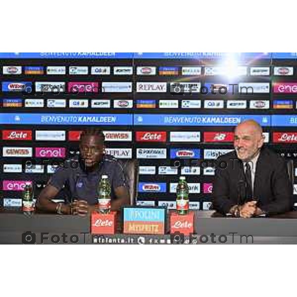 Tiziano Manzoni/LaPresse Bergamo, Italia SPORT Zingonia Centro Atalanta Calcio presentazione Kamaldeen Sulemana 2025/26