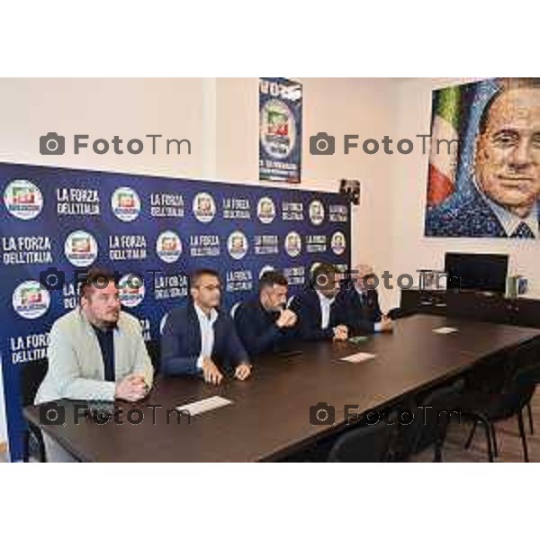 Tiziano Manzoni/LaPresse 1-8- 2025 Italia Cronaca BergamoBergamo Forza Italia Damiano Amaglio, consigliere comunale Seriate e già consigliere provinciale aderisce a Forza Italia .