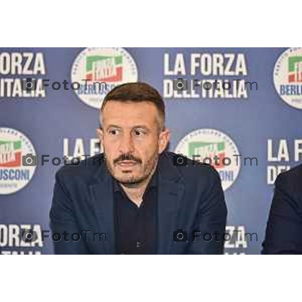 Tiziano Manzoni/LaPresse 1-8- 2025 Italia Cronaca BergamoBergamo Forza Italia Damiano Amaglio, consigliere comunale Seriate e già consigliere provinciale aderisce a Forza Italia . Nella foto il Amaglio