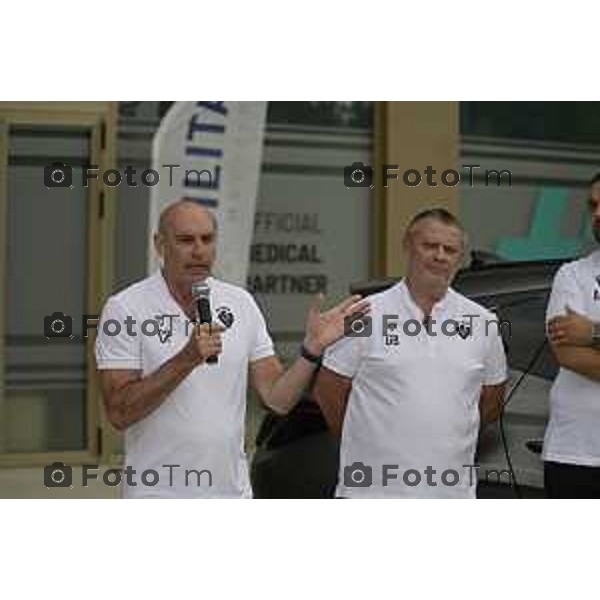 Tiziano Manzoni/LaPresse 6-8- 2025 Italia Sport Presentazione Volley Bergamo 1991 stagione 2025-26 Carlo Parisi