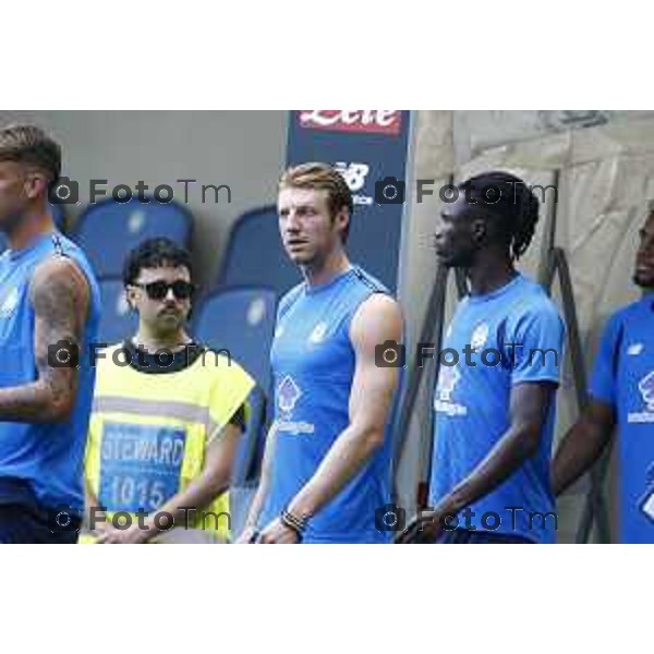 Tiziano Manzoni/LaPresse 13-8- 2025 Italia Cronaca Bergamo primo allenamento ufficiale Atalanta stadio New Balance 2025