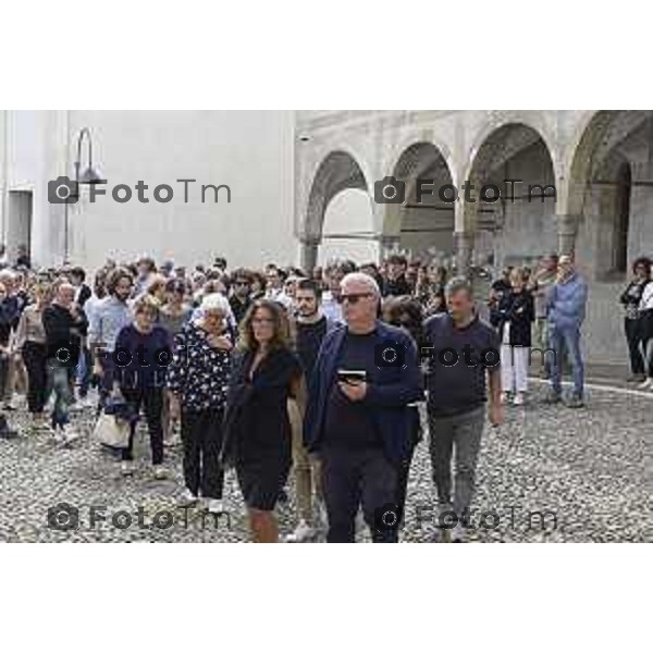 Tiziano Manzoni/LaPresse 23-8- 2025 Italia Cronaca BergamoMatilde Valeri Clusonel funerale della ragazza stroncata da un’embolia polmonare mentre era in vacanza con la famiglia.