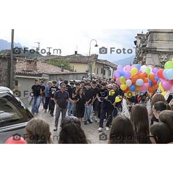 Tiziano Manzoni/LaPresse 23-8- 2025 Italia Cronaca BergamoMatilde Valeri Clusonel funerale della ragazza stroncata da un’embolia polmonare mentre era in vacanza con la famiglia.