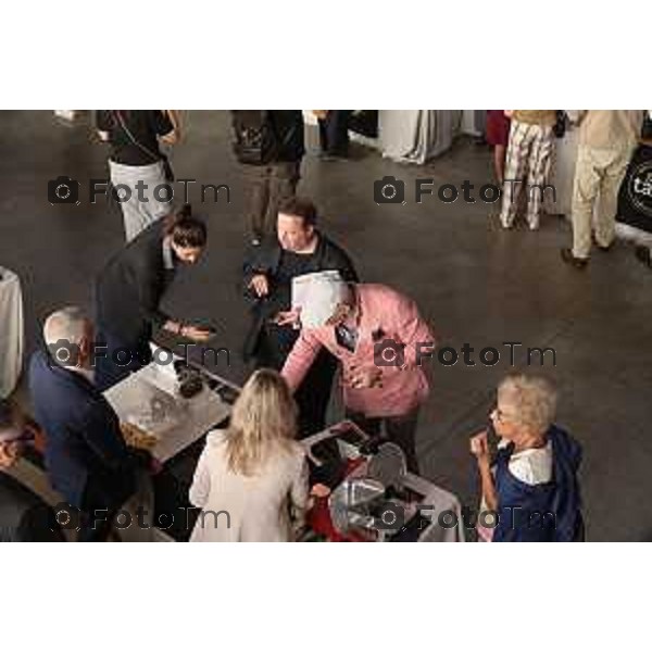 Tiziano Manzoni/LaPresse 2-7 2025 Italia Cronaca Bergamo spazio contemporaneo Gres Art 67 evento conclusivo di Great Taste in Italy, l’edizione zero di uno dei più autorevoli sistemi di valutazione e accreditamento di prodotti alimentari nel mondo, nata con l\'obiettivo di celebrare le pluralità delle eccellenze gastronomiche