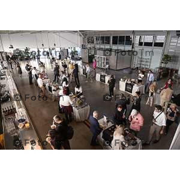 Tiziano Manzoni/LaPresse 2-7 2025 Italia Cronaca Bergamo spazio contemporaneo Gres Art 67 evento conclusivo di Great Taste in Italy, l’edizione zero di uno dei più autorevoli sistemi di valutazione e accreditamento di prodotti alimentari nel mondo, nata con l\'obiettivo di celebrare le pluralità delle eccellenze gastronomiche