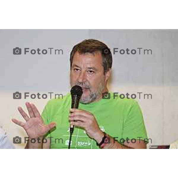 Tiziano Manzoni/LaPresse 30-8- 2025 Italia CronacaBolgare Bg Salvini alla bolgher Fest