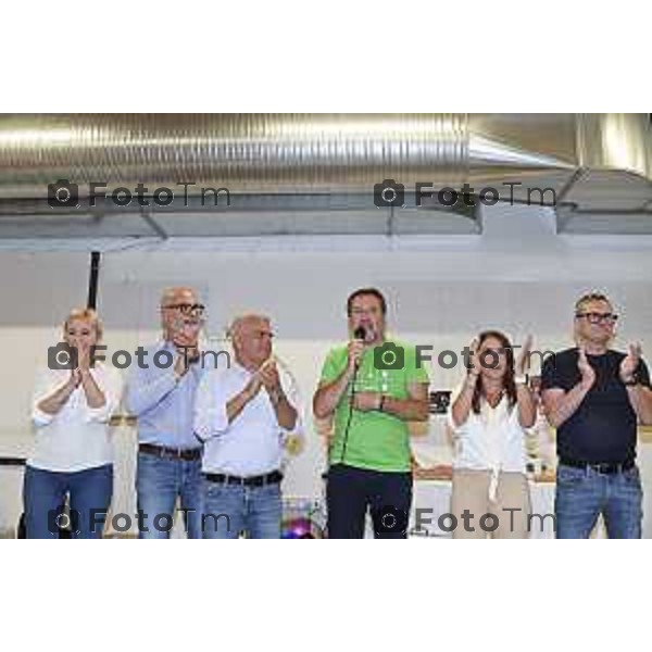 Tiziano Manzoni/LaPresse 30-8- 2025 Italia CronacaBolgare Bg Salvini alla bolgher Fest