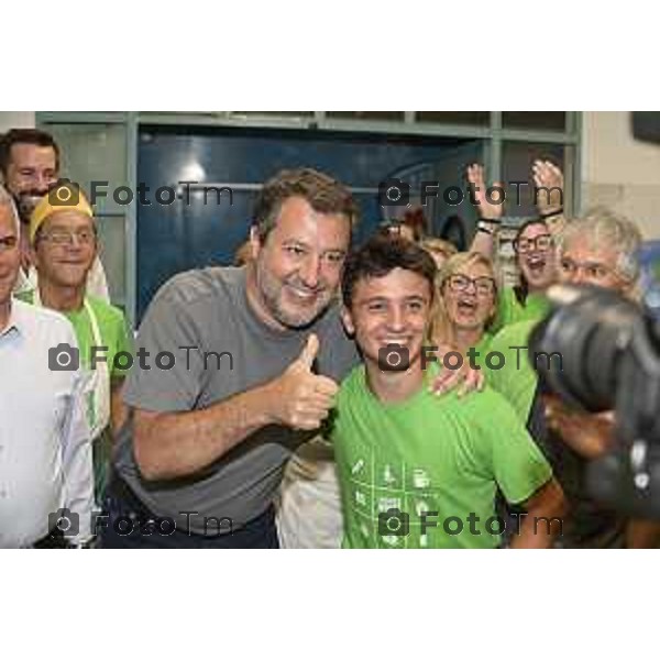 Tiziano Manzoni/LaPresse 30-8- 2025 Italia CronacaBolgare Bg Salvini alla bolgher Fest