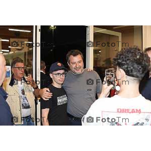 Tiziano Manzoni/LaPresse 30-8- 2025 Italia CronacaBolgare Bg Salvini alla bolgher Fest