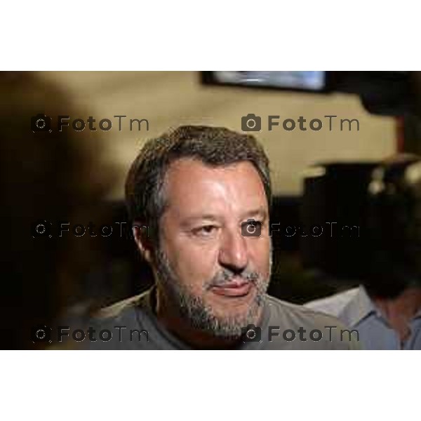 Tiziano Manzoni/LaPresse 30-8- 2025 Italia CronacaBolgare Bg Salvini alla bolgher Fest