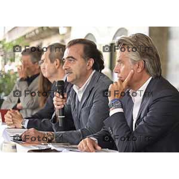 Tiziano Manzoni/LaPresse 05-9- 2025 Italia Cronaca Bergamo presentazione Landscape Festival I Maestri del Paesaggio quindicesima edizione Protagonista dell\'edizione 2025 sarà Sarah Price, tra le voci più influenti del Landscape design contemporaneo, che firmerà la nuova visione della Green Square in Piazza Vecchia, cuore simbolico del Festival.
